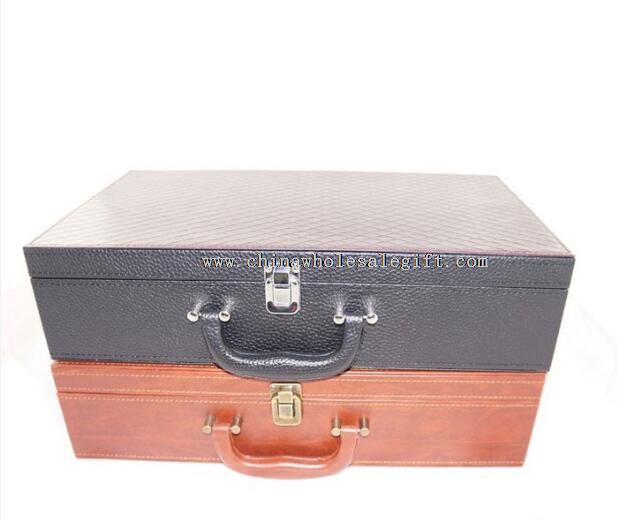 leather wine box packaging