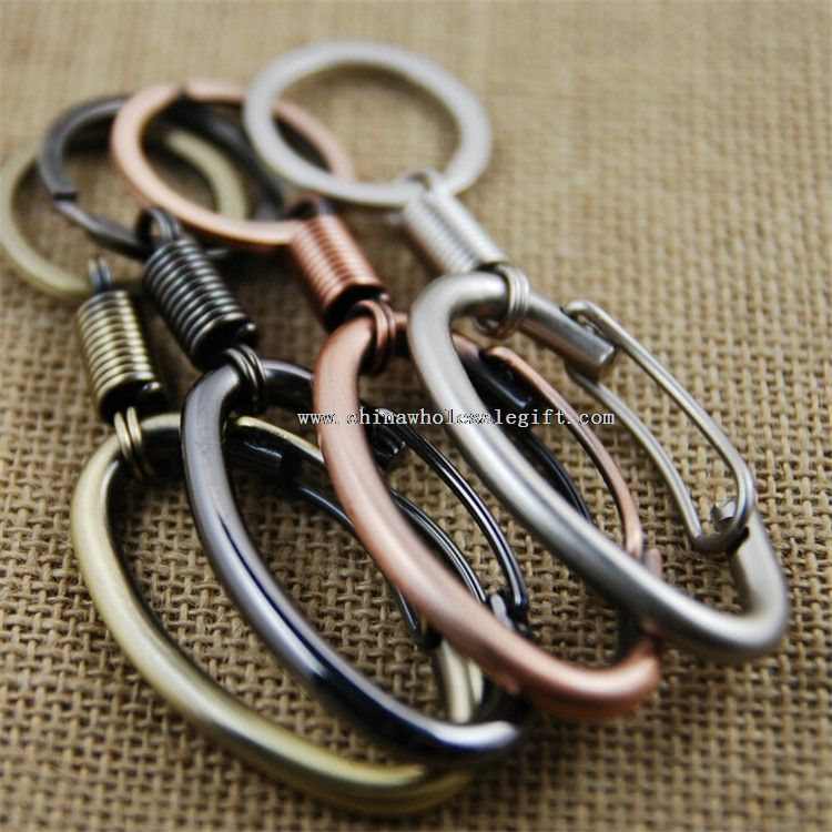 Metal Spring Keychain
