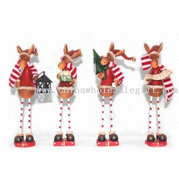 7.5-inch Polyresin Christmas Deers