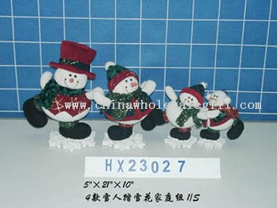 4-snowman on the snowflake