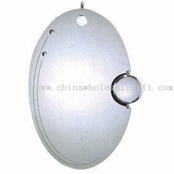 Silver Glass Bathroom Mirror