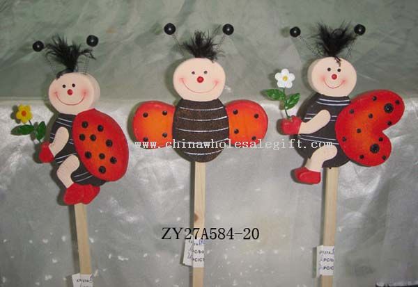 Ceramic Bee with Stick