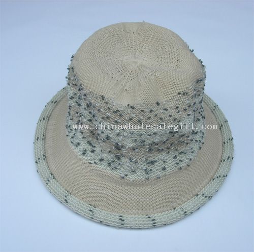 Lady Knitting Cap