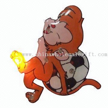 Magic LED Flashing Pin/Badge