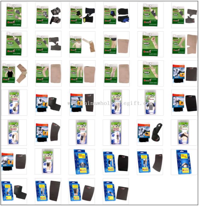 Sport support ankle palm knee calf thigh back support slimming products