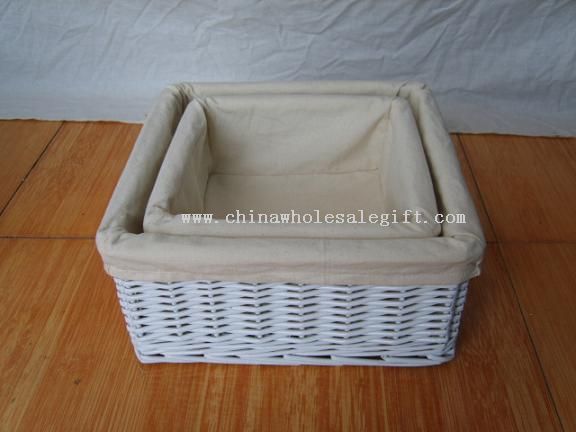 wicker storage basket