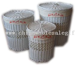 wicker laundry basket