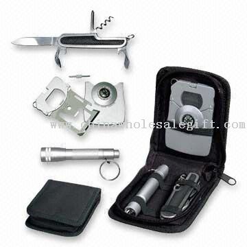 Combination Camping Set in Nylon Bag