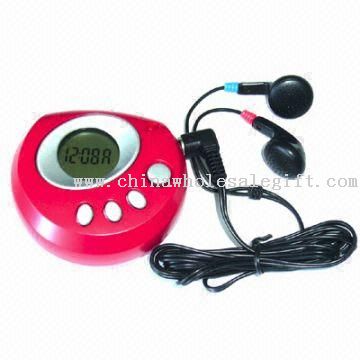 Radio Pedometer with Digital Clock Display