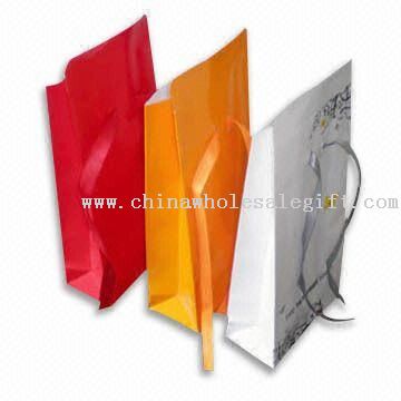 Paper Gift Bags with Christmas Theme