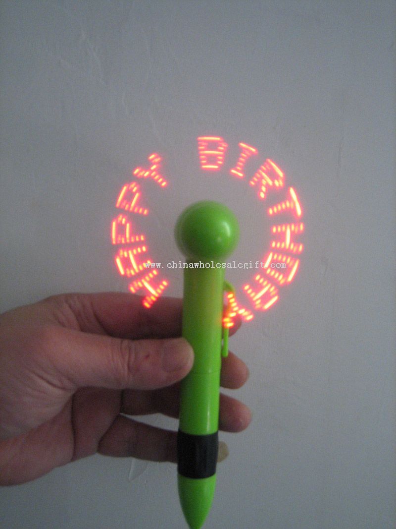 Flash Message Pen With Fan