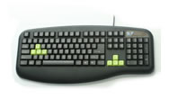 Full waterproof designed game keyboard