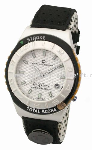 Plastic Band Golf Watch