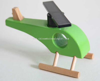 Solar Wooden Helicopter