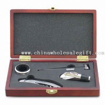 4-piece Wine Set with Waiters Knife and Thermometer
