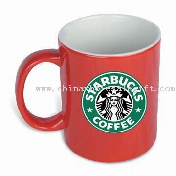 Ceramic Mug with Bake Printing Method