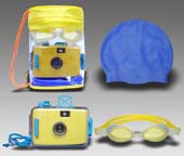 Underwater camera gift set