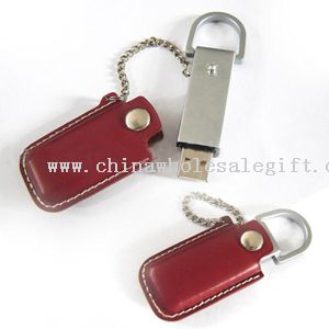 Leather usb flash drive