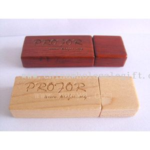 Wooden usb flash drive