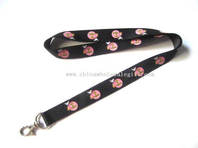 Off-set printing lanyard