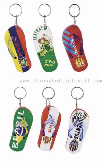 EVA slipper keychain