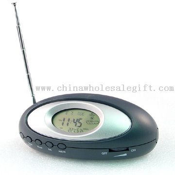 Weather Station Clock with FM Auto Scan Radio