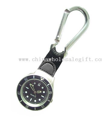 ANALOG CLIP WATCH, WITH CARABINA