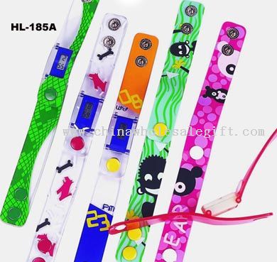 COLORFUL TRANSLUCENT BRACELET WATCH