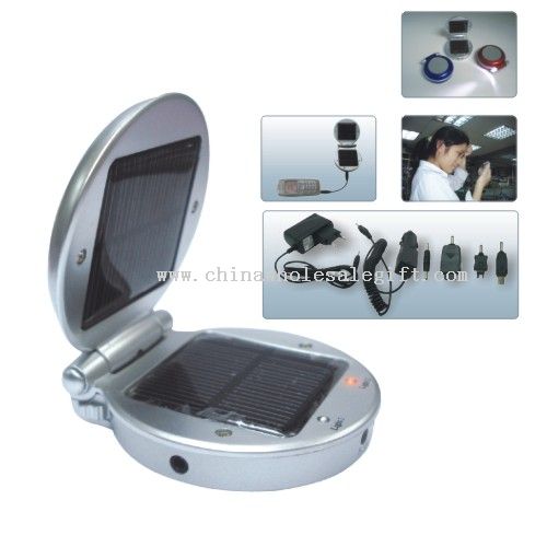 Solar charger with torch
