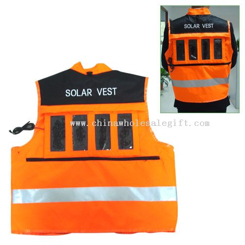 Solar reflective safty vest