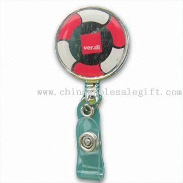 Silver Electroplated Badge Reel