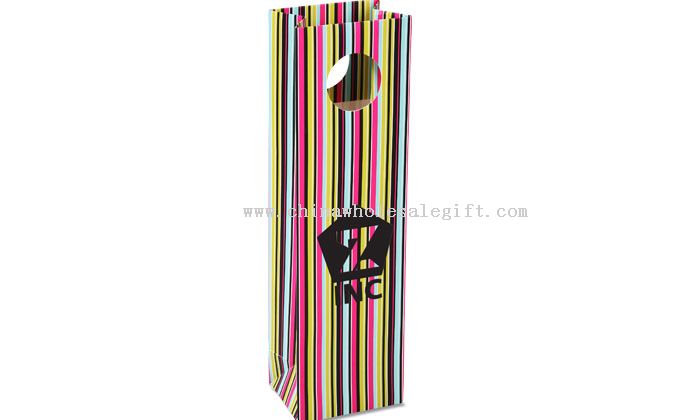 Round Handle Wine Gift Bag
