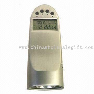 Permanent Calendar with Night Lamp, Uses Two x AA Batteries