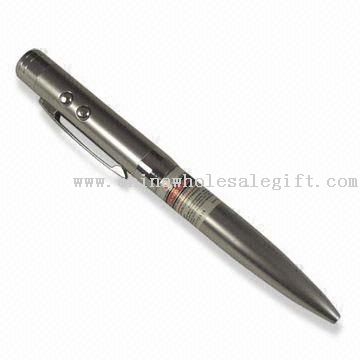 Pen with Green/Red Laser and LED Light