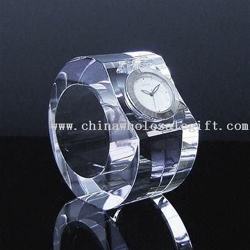 Crystal Clock in Ring Shape