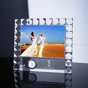 Crystal/Glass Photo Frame, Suitable for Gift and Premium Award Purpose