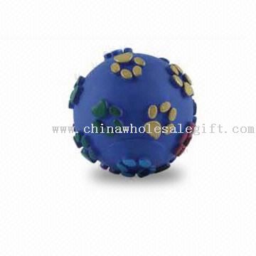 Pet Vinyl Toys with Diameter of 9.5cm