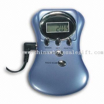 Promotional Pedometer with Radio