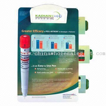 Plastic Clipboard with Thickness of 2.5mm