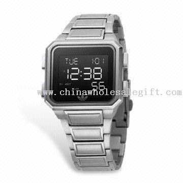 Fashionable Promotional Waterproof Multifunction Watch for Women and Men with Large Logo Space