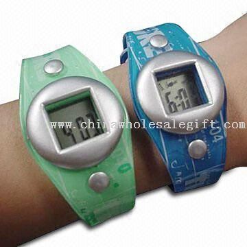 Waterproof Promotional Mens LCD Watch