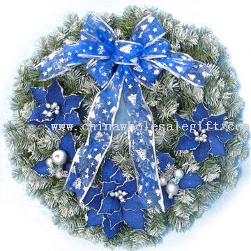 Decorated Noble Fir Wreath