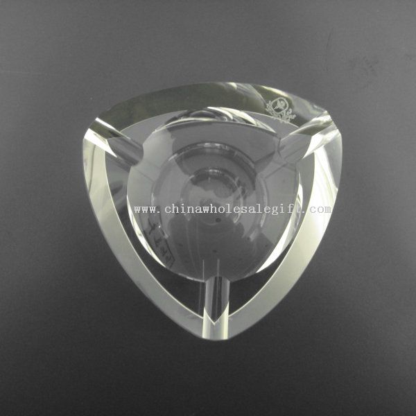 Crystal Glass Ashtray