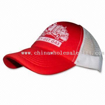 Sports/Golf/Baseball/Mesh Fabrics Caps, Made of Polyester Fabrics
