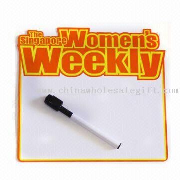 Memo Board with Magnet, Made of Plastic Material, Suitable for Promotions