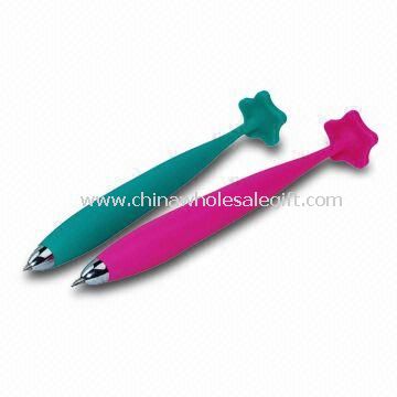 Ballpoint Novelty Pen, Made of Silicone, Measuring 1.3 x 13cm
