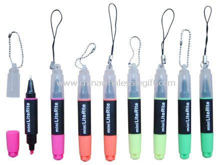 Mini Highlighter and Ball Pen