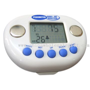 Pedometer with Body Fat Monitor