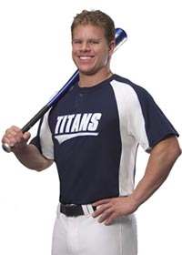 Knuckler Adult 2-Button Placket Baseball Jersey