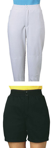 Ladies Solid Softball Pant and Short
